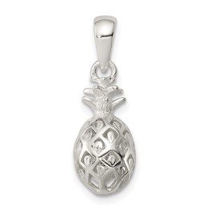 Million charms 925 Sterling Silver Pineapple Necklace Charm Pendant
